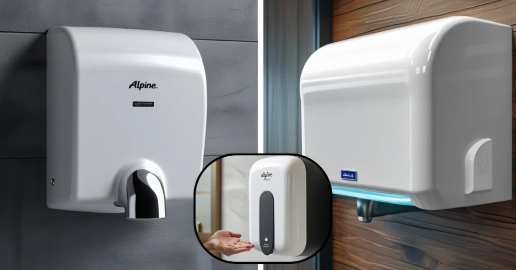 Alpine Hemlock Hand Dryer Model 402-10-WHI