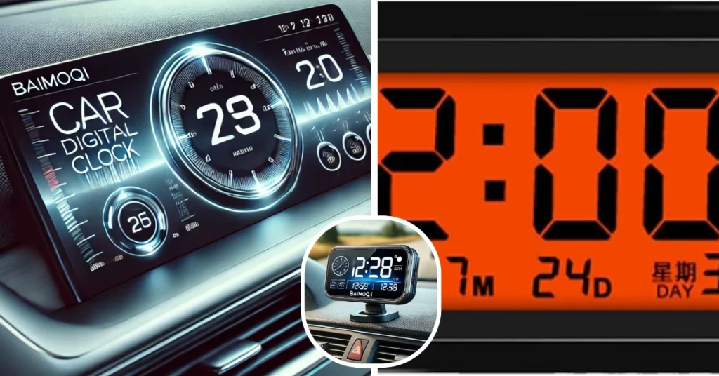 Baimoqi Car Digital Clock