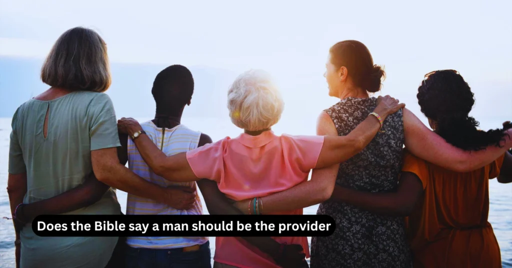 Does the Bible say a man should be the provider